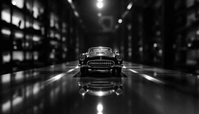 Classic Car Reflection