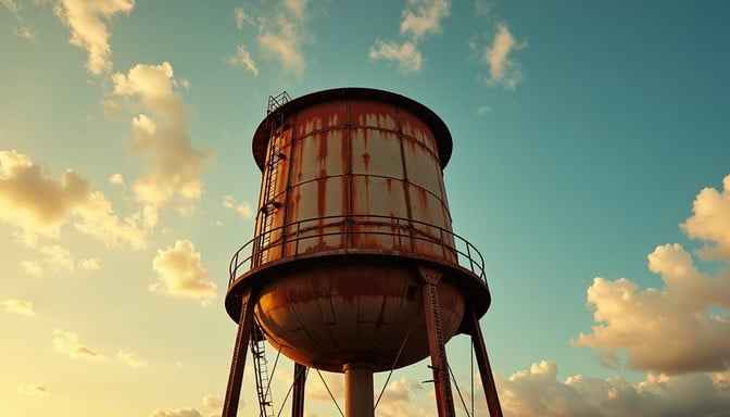 Rusty Tower Sunset