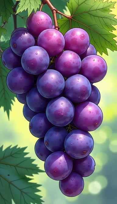 Vibrant Anime Grapes Vibrant Anime Grapes