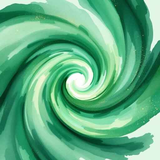 Emerald Spiral Vortex