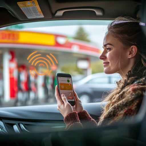 Driver using smartphone Driver using smartphone