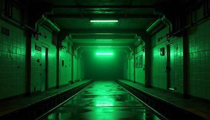 Abandoned Neon Tunnel Abandoned Neon Tunnel