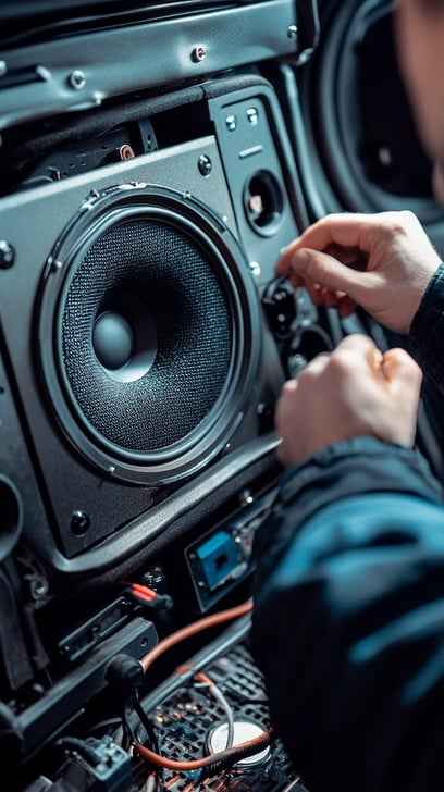 Speaker Installation Process