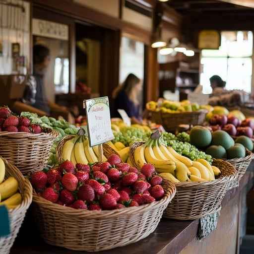 Busy farmers market Busy farmers market