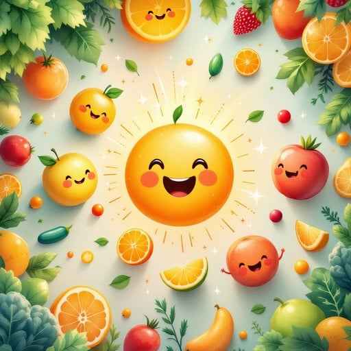 Dancing Fruit Friends Dancing Fruit Friends