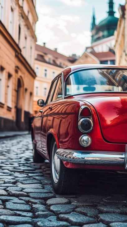 Vintage Car Parked