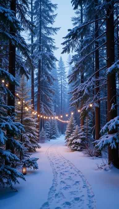 Enchanted Winter Path