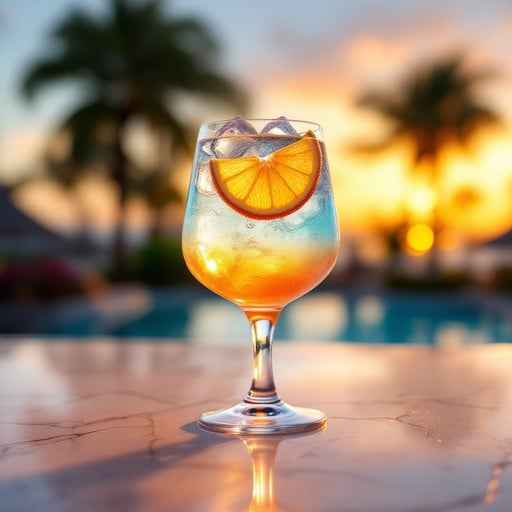 Sunset Paradise Cocktail Sunset Paradise Cocktail