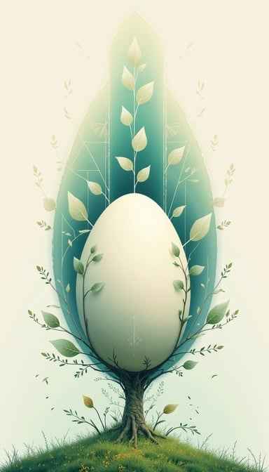 Egg Becomes Tree