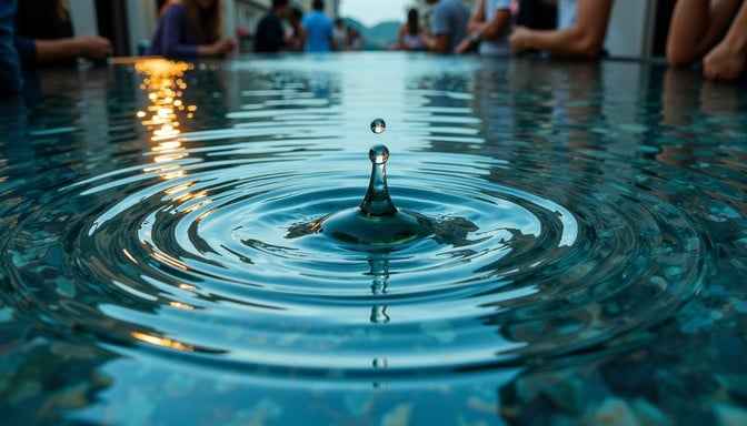 Ripples In Blue