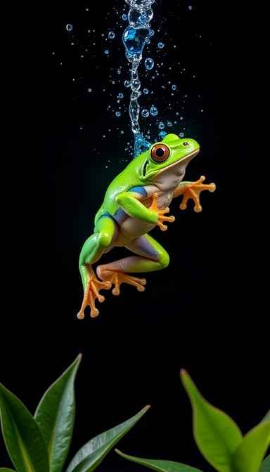 Leaping Tree Frog