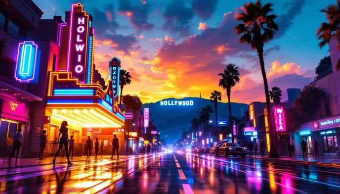 Neon Hollywood Dreams