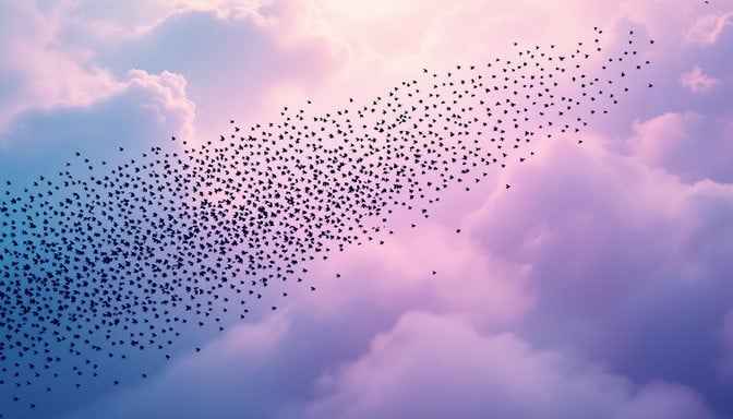 Birds Dancing Skyward Birds Dancing Skyward