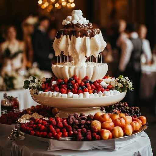 Elegant Dessert Display