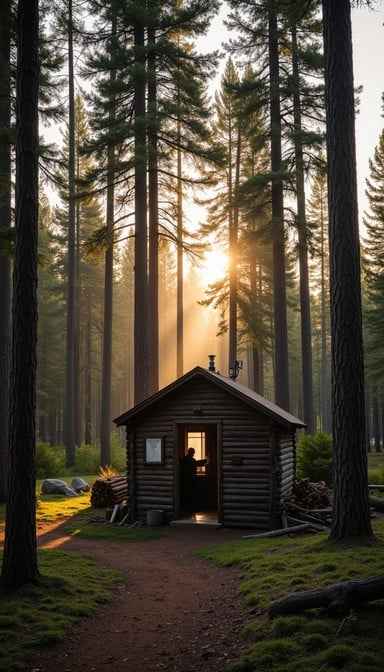 Secluded Forest Cabin Secluded Forest Cabin
