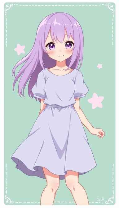 Lavender Pixel Girl Lavender Pixel Girl