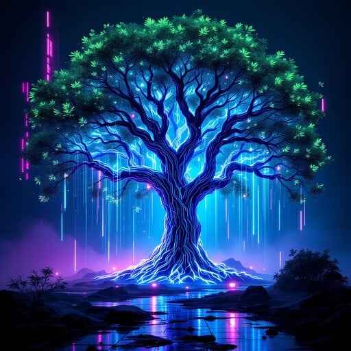 Neon Tree Glows Neon Tree Glows