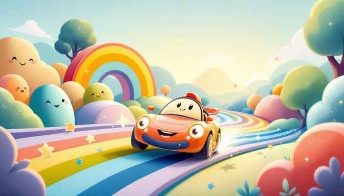 Rainbow Racing Fun