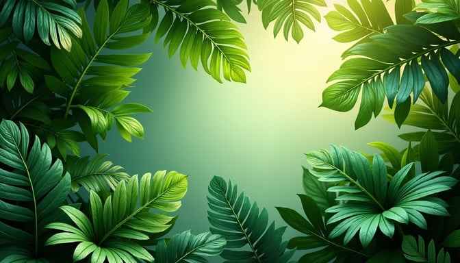 Luminous Tropical Foliage