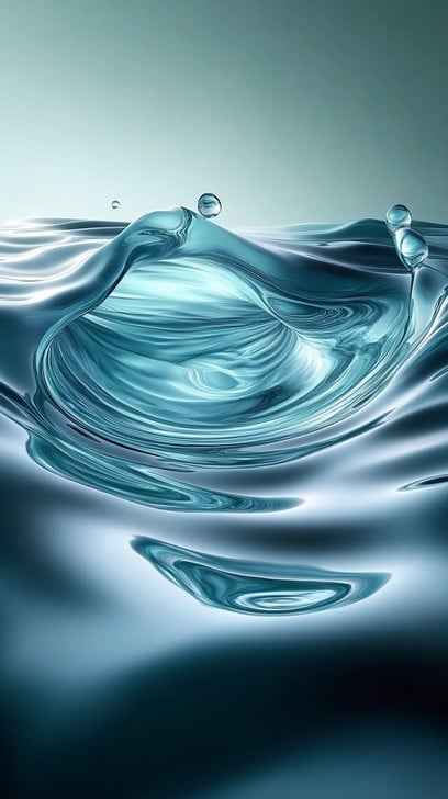 Serene water droplets Serene water droplets