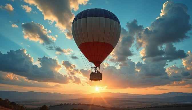 Soaring Golden Skies