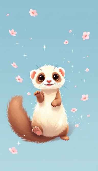 Adorable Anime Ferret