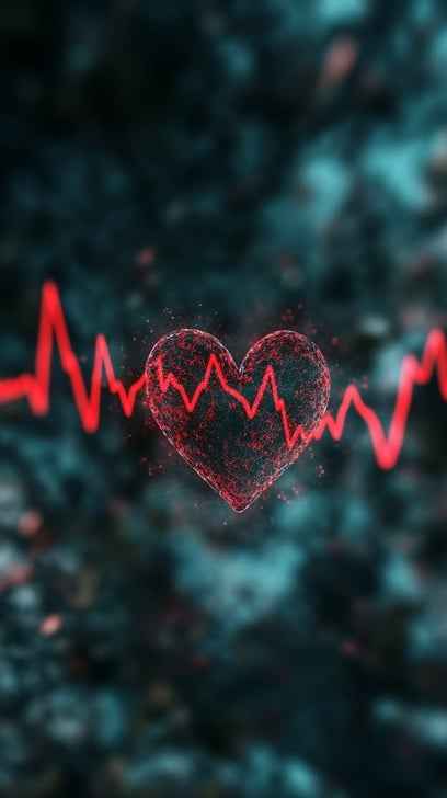 Heartbeat Illustration Art Heartbeat Illustration Art