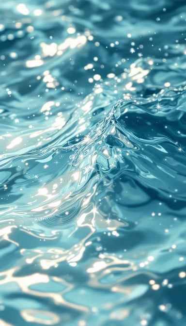 Ethereal Flowing Aqua