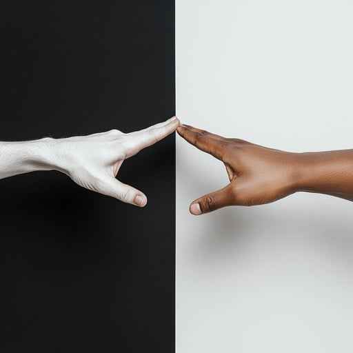 Touching hands meeting