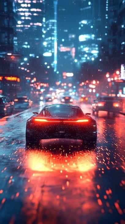 Rainy Night Drive