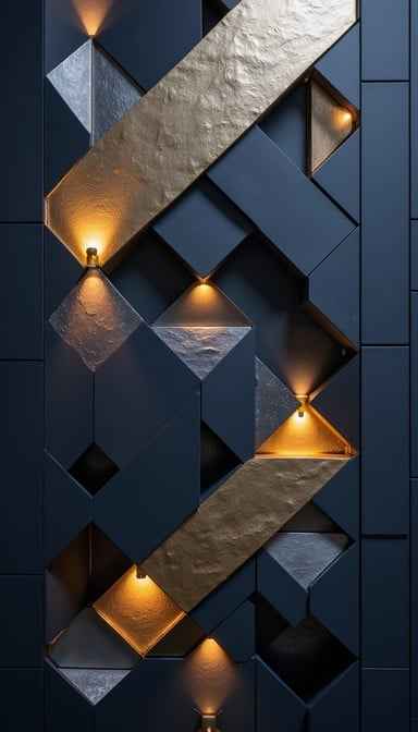 Geometric Metallic Illumination Geometric Metallic Illumination