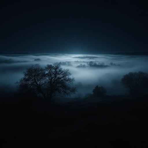 Moonlit Misty Night