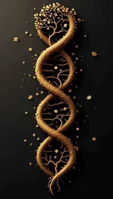 Nature's DNA Spiral