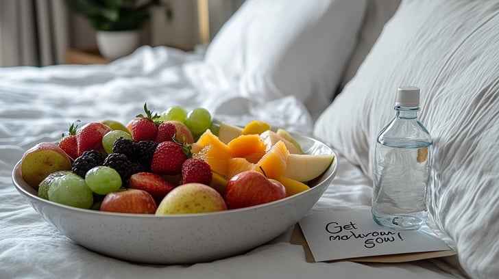 Fresh fruit breakfast Fresh fruit breakfast