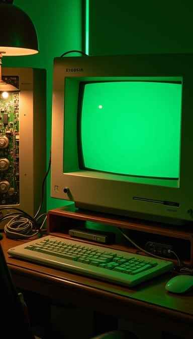 Vintage Computer Glow Vintage Computer Glow
