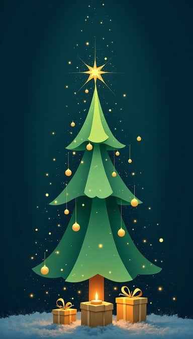 Geometric Christmas Magic