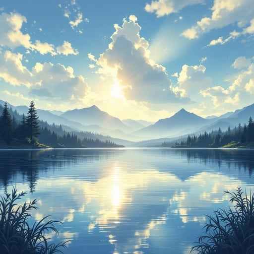 Tranquil Mountain Lake Tranquil Mountain Lake