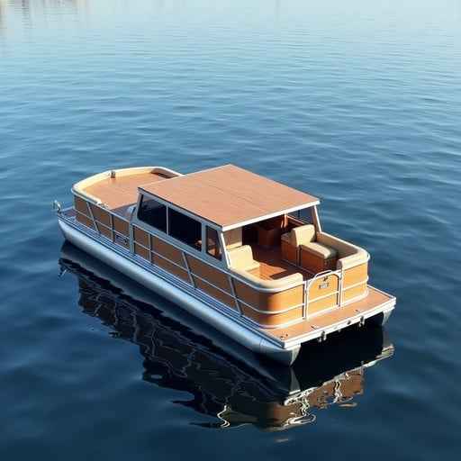 Serene Pontoon Cruising Serene Pontoon Cruising