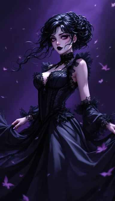 Gothic Anime Elegance