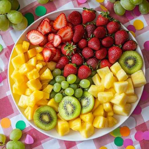 Colorful fruit platter Colorful fruit platter