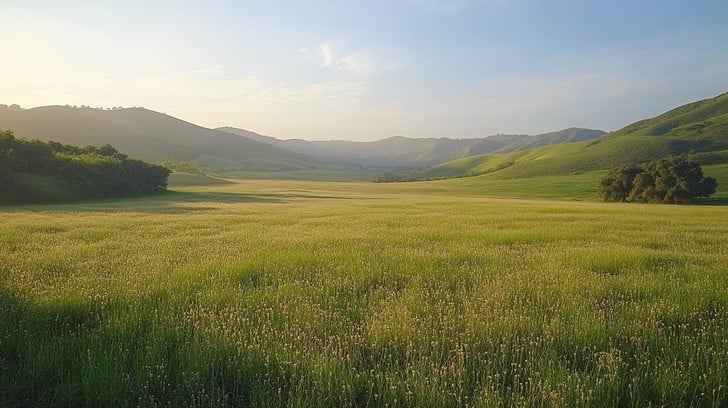 Serene valley view