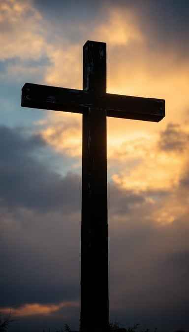 Cross At Sunset