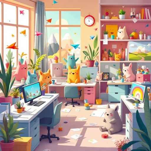 Whimsical Animal Office Whimsical Animal Office