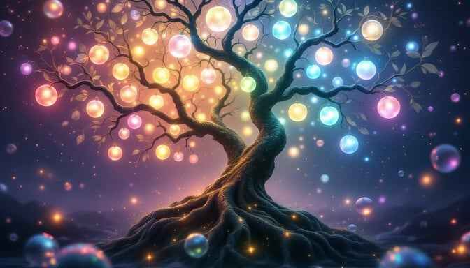 Magical Glowing Tree