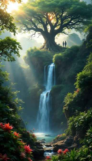 Paradise Waterfall Garden Paradise Waterfall Garden