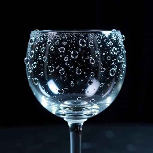 Prismatic Glass Droplets