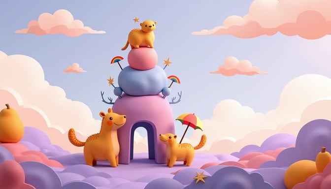 Magical Animal Tower