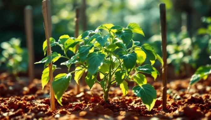 Vibrant Pepper Seedling Vibrant Pepper Seedling
