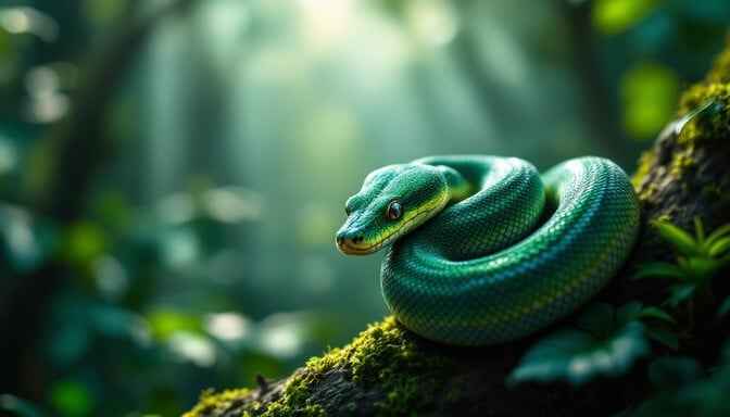 Emerald Python Rests Emerald Python Rests