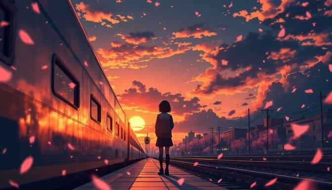 Cherry Blossom Farewell